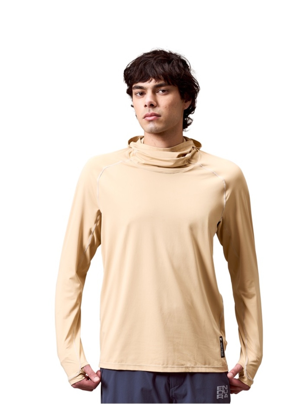 Endura Alltrack Rout Scuba Hoodie Men - sand- Small